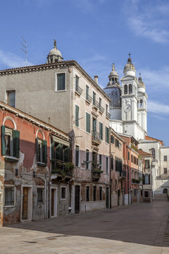 Cityscape of the beautiful city of Venice, Italy