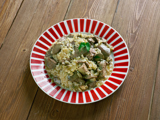 risotto with chicken liver