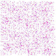 Pink Confetti Isolated