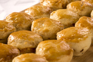 Empada Brazilian snack. pie with chicken