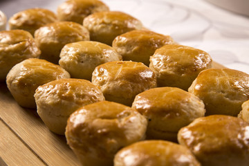 Empada Brazilian snack. pie with chicken