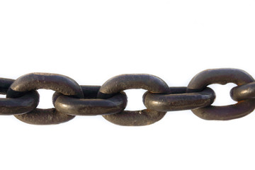 Obraz premium chain on a white background