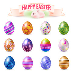 Set of Easter Eggs
