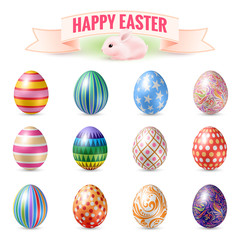 Set of Easter Eggs