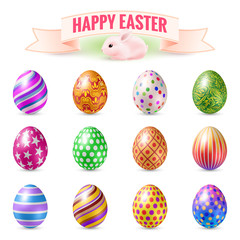 Set of Easter Eggs