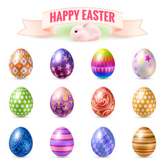 Set of Easter Eggs