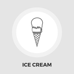 Ice Cream Line Icon