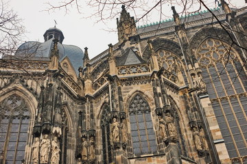 Aachen Münster Fassadendetail