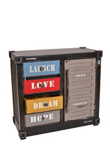 Chest of drawers for interior in the style loft