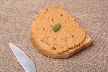 Peanut butter sandwiches or toasts