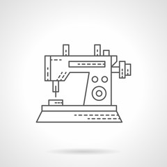 Sewing machine icon flat thin line vector icon