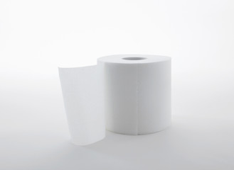 Toilet Paper  on white background 
