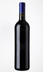 Wine bottle Isolated on white background