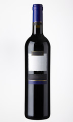 Wine bottle Isolated on white background