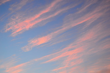 Fototapeta premium Chmury podczas zachodu słońca