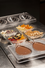 Preparation of traditional Easter chocolate