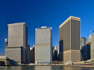 Fototapeta na wymiar Buildings of Manhattan.