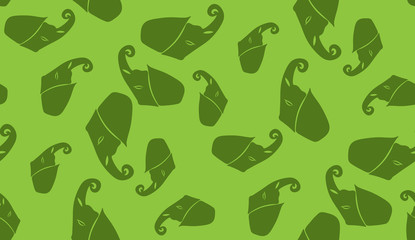 Vector abstract seamless background of heads of elephants. Chaotic elephants