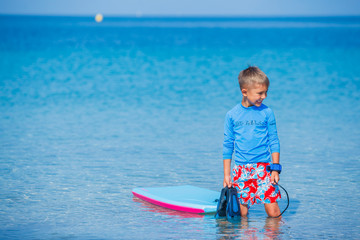 Boy with surf