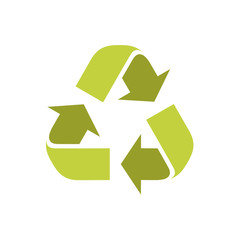 Obraz premium Recycle sign symbol logo