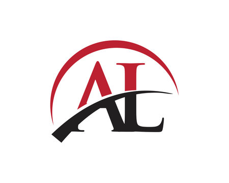 AL red letter logo swoosh