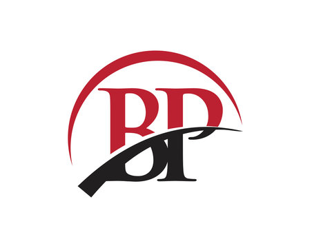 BP red letter logo swoosh