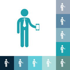 stick figure of human silhouette