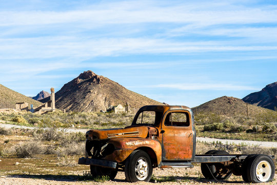 Dilapidated Truck, Rhyolite Ghost Town BLM owned, Nevada