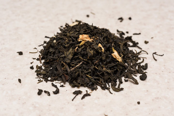 Dry green tea with jasmine