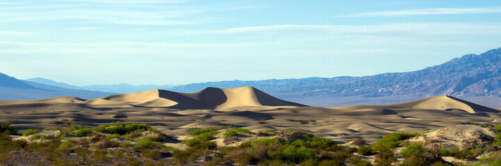 Death Valley NP sand dunes sunset