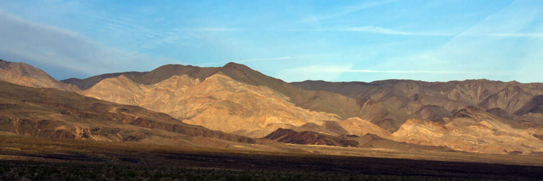 Death Valley NP dawn panorama