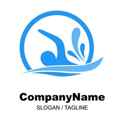 Fototapeta premium water sport logo icon Vector
