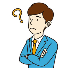 スーツの男性_？