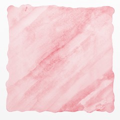 Fototapeta premium watercolor background paper texture with abstract diagonal lines and streaks, square blotch of paint