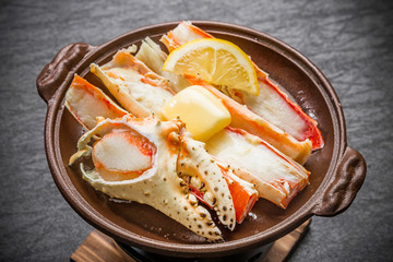 かにのバター焼き　 Butter firing of the crab