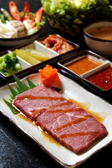 Korean BBQ dining set