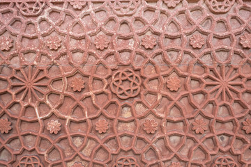 Texture of Agra fort wall