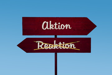Schild 48 - Aktion