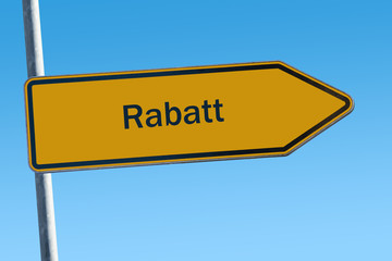 Schild 65 - Rabatt