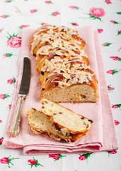 Sliced Braided Sweet Bread