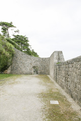 Fototapeta na wymiar Urasoe castle ruins, Okinawa
