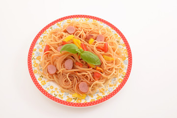 おいしそうなスパゲティ