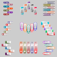 Set of infographic templates  