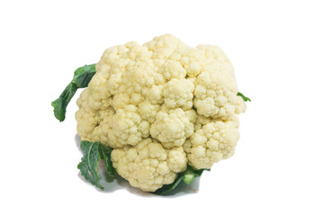 Cauliflower isolated on white background
