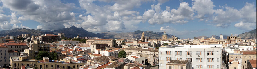 Panoramica della città di Palermo