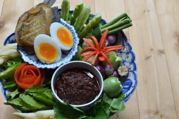 Thai chili sauce with vegetable