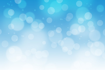 Blue gradient bokeh.