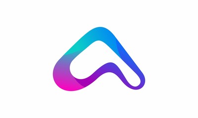 abstract technology vector color logo icon