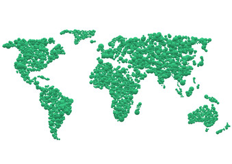 Green World map