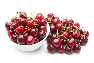 Obraz na płótnie Canvas Fresh cherry fruit